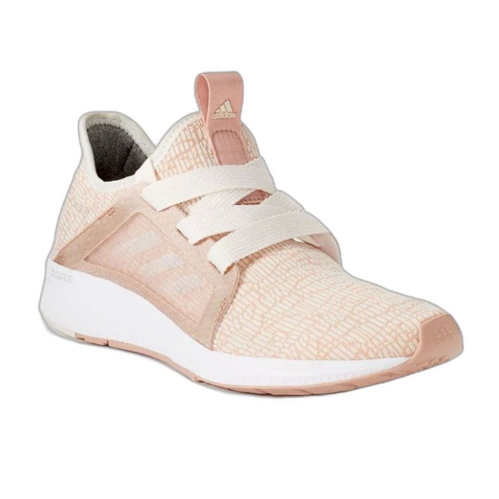 Adidas Women's Edge Lux Pink and Cream Athletic Shoes